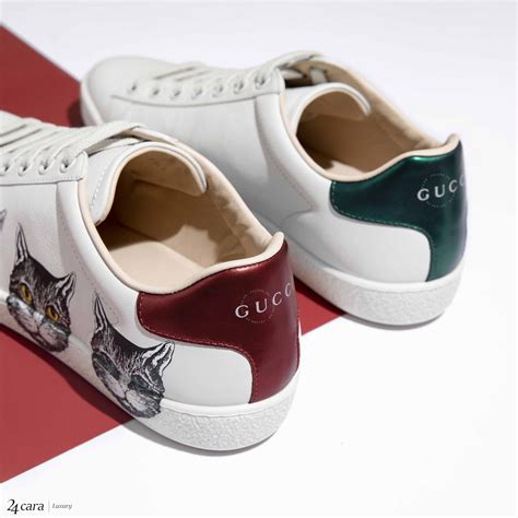 gucci cat sneaker|gucci ace women sneakers.